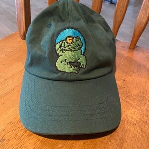 Leave Toads Alone Arizona psychadelic toad dad baseball cap green